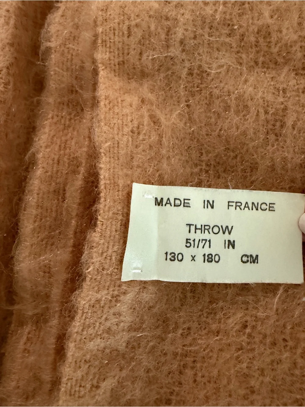 None mohair rust